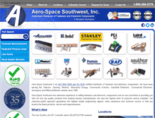 Tablet Screenshot of aerospacesw.com